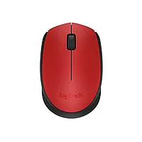 Мышь Logitech "Mouse M171", беспроводная, 1000 dpi, 3 кнопки, красный