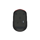 Мышь Logitech "Mouse M171", беспроводная, 1000 dpi, 3 кнопки, красный, фото 2