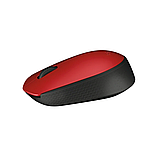 Мышь Logitech "Mouse M171", беспроводная, 1000 dpi, 3 кнопки, красный, фото 3