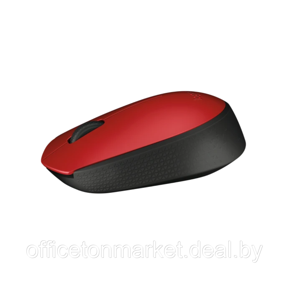 Мышь Logitech "Mouse M171", беспроводная, 1000 dpi, 3 кнопки, красный - фото 3 - id-p203861391