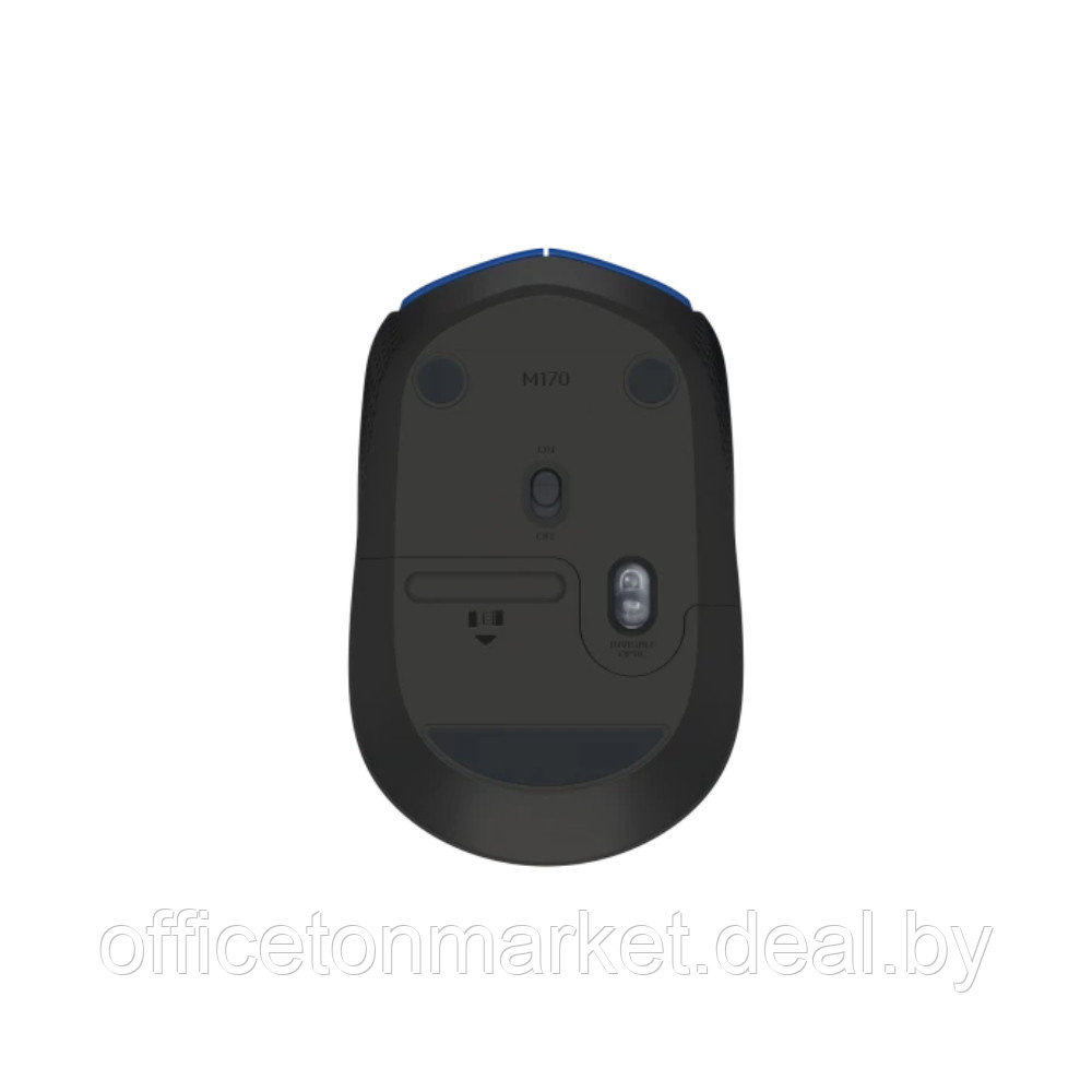 Мышь Logitech "Mouse M171", беспроводная, 1000 dpi, 3 кнопки, синий - фото 2 - id-p213201003