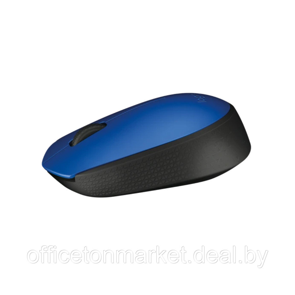 Мышь Logitech "Mouse M171", беспроводная, 1000 dpi, 3 кнопки, синий - фото 4 - id-p213201003