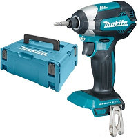 Makita DTD153ZJ, Аккумуляторный ударный винтоверт бесщеточный в кейсе, 18В Li-ion, 170 Нм, без АКБ И ЗУ