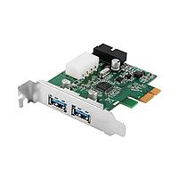 Контроллер Orient VA-3U2219PELP (OEM) PCI-Ex1, USB3.0, 2 port-ext, 19 pin port-int