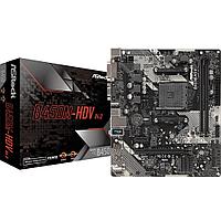 Мат. плата ASRock B450M-HDV R4.0 (RTL) AM4 B450 PCI-E Dsub+DVI+HDMI GbLAN SATA RAID MicroATX 2DDR4