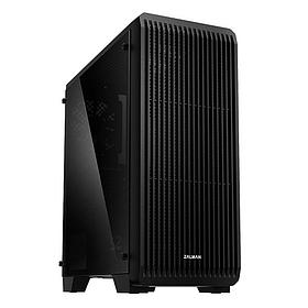 Корпус Miditower ZALMAN S2 TG BLACK ATX 2x3.5", 2x2.5", 2xUSB2.0, 1xUSB3.0, FRONT 2x120mm, без БП с окном