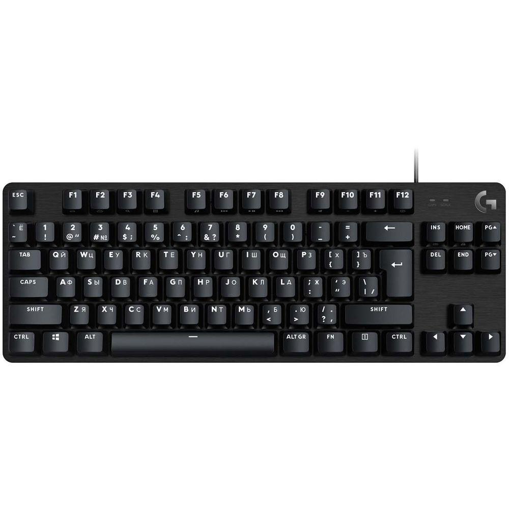 Клавиатура Logitech G413 TKL SE механическая черный USB LED - фото 1 - id-p212722407