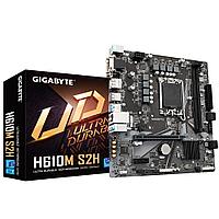 Материнская плата GIGABYTE H610M S2H, LGA1700, H610, 2*DDR5, DP+D-Sub+DVI+HDMI, 4 SATA 6 Гб/с, M2, Audio, Gb