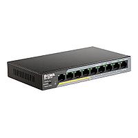 D-Link DSS-100E-9P/B1A Неуправляемый коммутатор с 8 портами 10/100Base-TX и 1 портом 10/100/1000Base-T (8