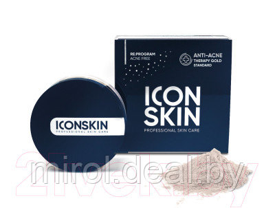 Пудра рассыпчатая Icon Skin Re:Program Sebum Lock Минерально-растительная себостатическая - фото 4 - id-p220187500