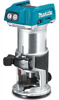 Makita DRT50Z, Фрезер кромочный бесщеточный,18 ВLi-ion, 10000-30000об\м, 6-8мм, 1.8кг, без АКБ и ЗУ