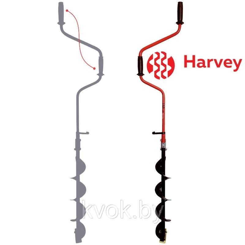 Ледобур Dunaev-Harvey 150 мм левого вращение (стандартный) - фото 6 - id-p220189245