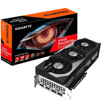 Видеокарта Gigabyte PCI-E 4.0 GV-R68GAMING OC-16GD AMD Radeon RX 6800 16384Mb 256 GDDR6 1925/16000 HDMIx2 DPx2, фото 2