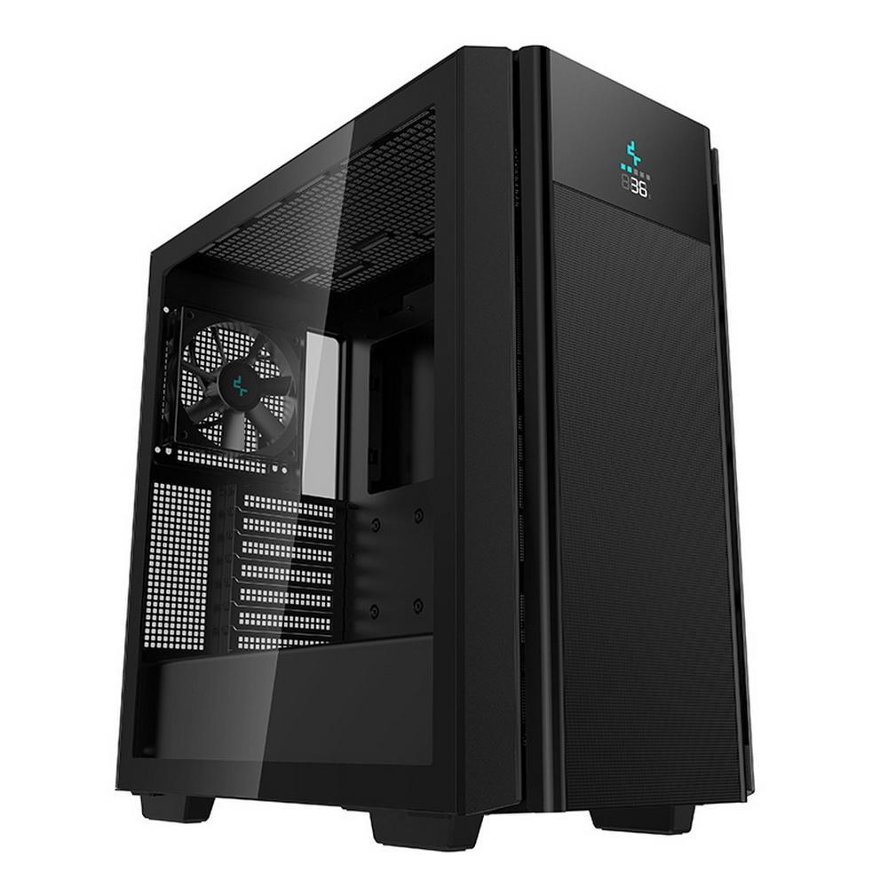 Корпус Deepcool CH510 MESH DIGITAL без БП, бок.окно, черный, EATX (R-CH510-BKNSE1-G-1 ) - фото 1 - id-p218191079