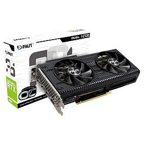 Видеокарта NVIDIA GeForce Palit RTX 3060 DUAL OC (NE63060T19K9-190AD) 12Gb GDDR6 8pin HDMI+3xDP RTL