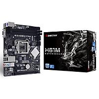 Мат. плата BIOSTAR H61MHV3 (RTL) LGA1155 H61 PCI-E+Dsub+HDMI+GbLAN SATA MicroATX 2DDR3