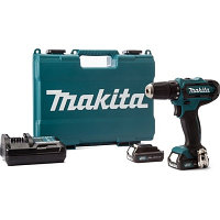 Makita HP333DWAE, Дрель-шуруп. аккумуляторная ударная, 12В/2,0 Ач Li-Ion, 30/14 Нм, 2 АКб, кейс