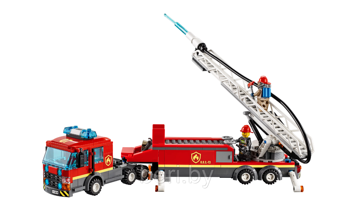 11216 Конструктор Lari City "Центральная пожарная станция", Аналог LEGO City 60216, 985 деталей - фото 5 - id-p220189421