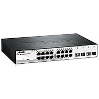 D-Link DGS-1210-20/F2A Настраиваемый коммутатор WebSmart с 16 портами 10/100/1000Base-T и 4 комбо-портами