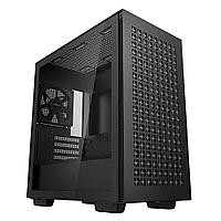 Корпус MiniTower DeepCool CH370 черный без БП mATX TG window 1x120mm fan (R-CH370-BKNAM1-G-1)