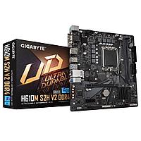 Материнская плата GIGABYTE H610M S2H V2 DDR4, LGA1700, H610, 2*DDR4, DP+D-Sub+DVI+HDMI, 4 SATA 6 Гб/с, M2,