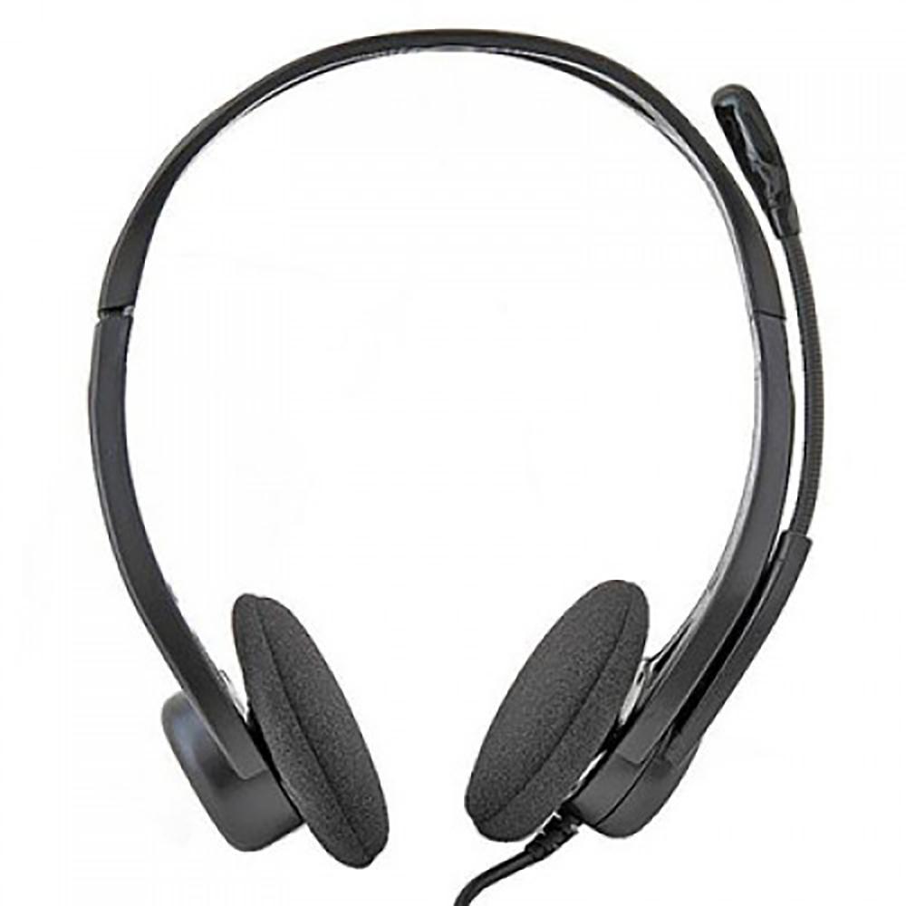 Наушники с микрофоном Logitech PC Headset 960 USB (981-000100) (наушники с микрофоном, для общения, оформление - фото 1 - id-p211089859