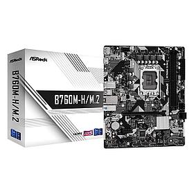 Материнская плата ASRock B760M-H/M.2 Soc-1700 (B760) PCI-Ex16 2xPCI-Ex1 2xM.2+M.2(WI-FI) 1GbE LAN RAID