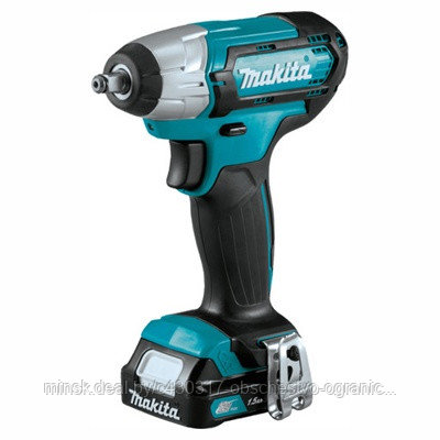 Makita TW140DWAE, Гайковерт аккумуляторный ударный,10.8В/2Ач Li-ion х 2, 0-3200 у\м, 135Нм, 3/8", M5-M12 - фото 1 - id-p220185803