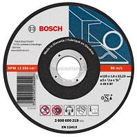 Отрезной круг, прямой, по металлу Bosch Professional 125х1,6х22мм д/мет 2608600219