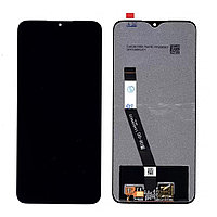 Дисплей (экран в сборе) для телефона Xiaomi Redmi 9, черный (оригинал LCD)