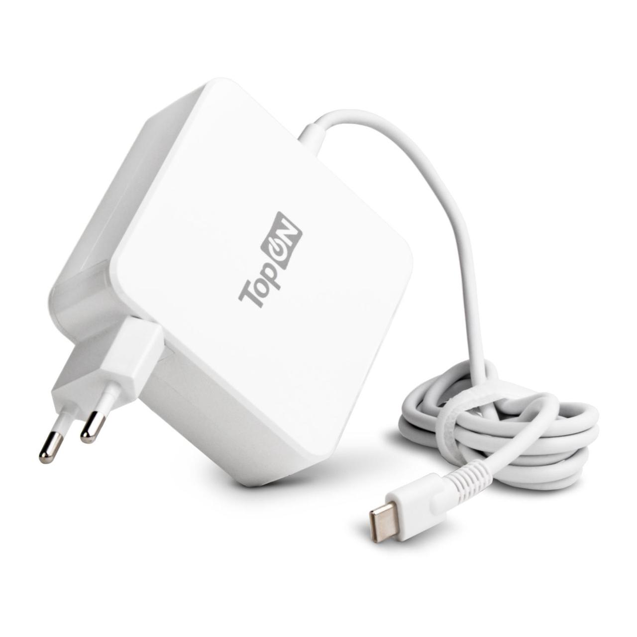 Блок питания TopON для ноутбука Xiaomi 20V 5A 100W A20-100P1A USB TYPE-C Белый - фото 1 - id-p215120637