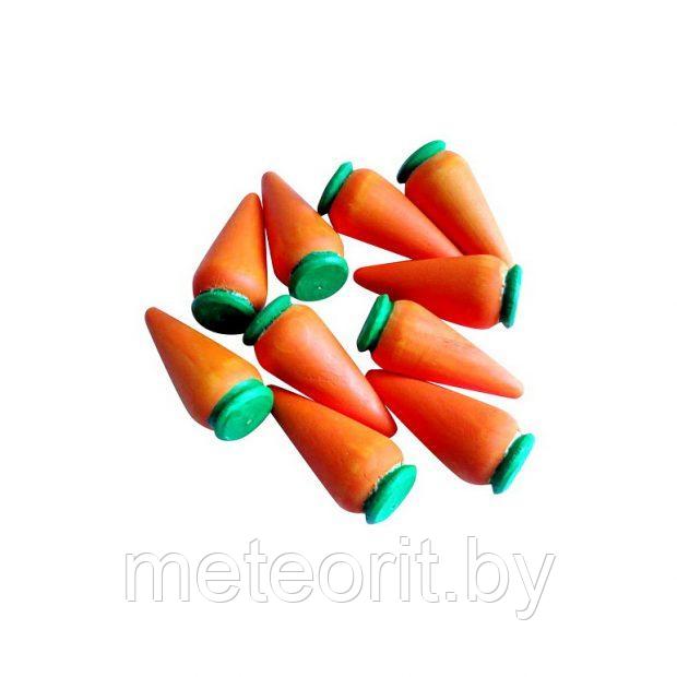 Морковки окрашенные (10шт). Счетный материал - фото 1 - id-p220190053