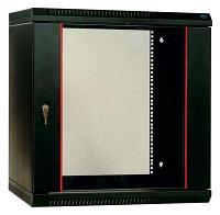 Шкаф коммутационный ЦМО ШРН-Э-12.650-9005 настенный, стеклянная передняя дверь, 12U, 600x608x650 мм