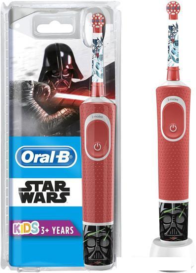 Электрическая зубная щетка Braun Oral-B Kids StarWars D100.413.2K - фото 1 - id-p218243043