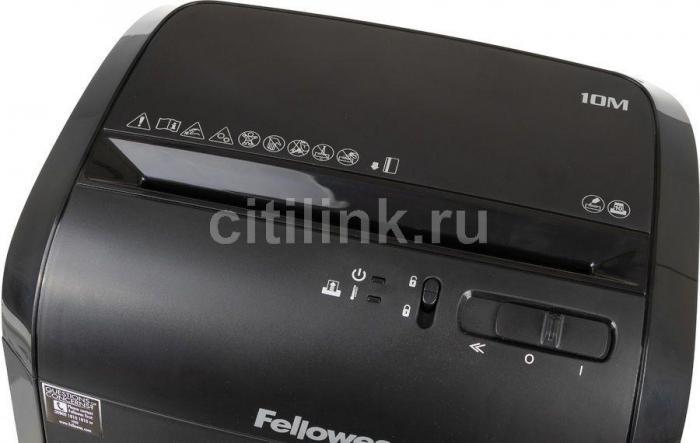 Уничтожитель бумаг Fellowes PowerShred 10M, P-5, 2х12 мм, 10 лист. одновременно, 19л [fs-46306] - фото 8 - id-p219829943