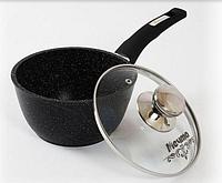 МЕЧТА 81802 Гранит black 1,2л несъемная ручка стеклянная крышка
