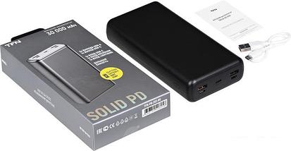 Внешний аккумулятор TFN Solid PD 30000mAh (черный), фото 3