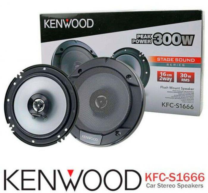 Колонки автомобильные Kenwood KFC-S1666, 16 см (6.5 дюйм.), комплект 2 шт. - фото 5 - id-p219788742