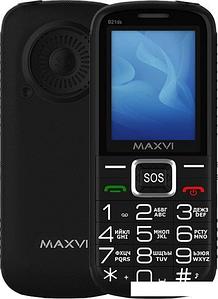 Кнопочный телефон Maxvi B21ds (черный)