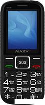 Кнопочный телефон Maxvi B21ds (черный), фото 2