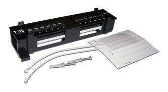 Патч-панель Lanmaster (TWT-PP12UTP-H) 10" 1U 12xRJ45 кат.5E UTP - фото 1 - id-p220020805