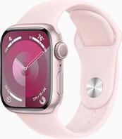 Смарт-часы Apple Watch Series 9 A2978, 41мм, розовый / светло-розовый [mr9n3ll/a]