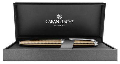 Ручка роллер Carandache Leman Caviar (4779.497) F чернила черн. подар.кор. - фото 2 - id-p219709303