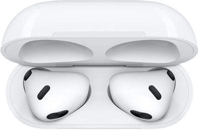 Наушники Apple AirPods 3 A2565,A2564,A2897 Lightning, Bluetooth, вкладыши, белый [mpny3zp/a] - фото 3 - id-p219709324