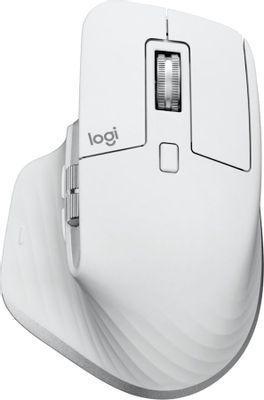 Мышь Logitech MX Master 3S, оптическая, беспроводная, USB, светло-серый [910-006562] - фото 1 - id-p219709326