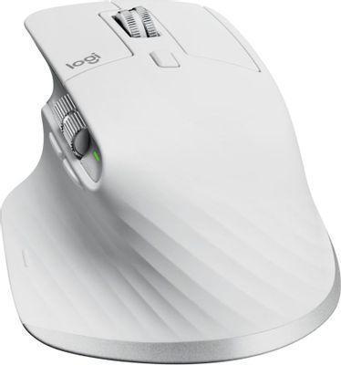 Мышь Logitech MX Master 3S, оптическая, беспроводная, USB, светло-серый [910-006562] - фото 3 - id-p219709326