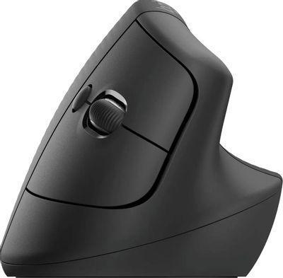 Мышь Logitech Lift, вертикальная, оптическая, беспроводная, USB, графитовый [910-006479] - фото 3 - id-p219709329