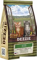 Сухой корм для кошек Dezzie Kitten (для котят с курицей и индейкой) 10 кг