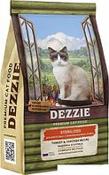 Сухой корм для кошек Dezzie Sterilized Cat (для стерилизованных с индейкой и курицей) 10 кг