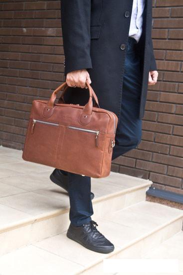 Мужская сумка Carlo Gattini Fratello 1014-02 (коричневый) - фото 6 - id-p220050601